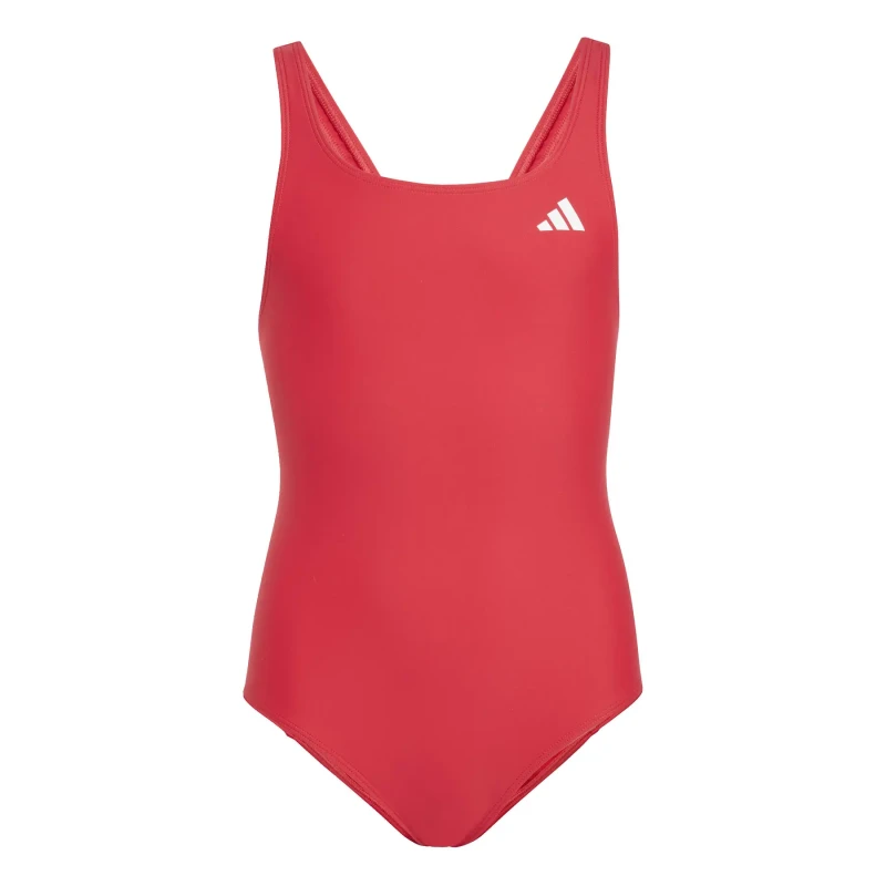 Image of Girls' V-back one Piece swimsuit adidas Rouge Female 13/14 ans