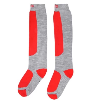 Campri Snow Socks 2 Pack Juniors - Grey