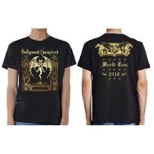 Image of Hollywood Vampires - Roxy 2018 World Tour Mens Small T-Shirt - Black
