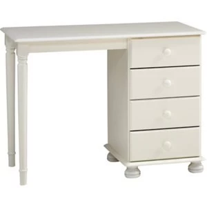 image of Malmo White 4 Drawer Dressing table (H)741mm (W)1003mm (D)465mm