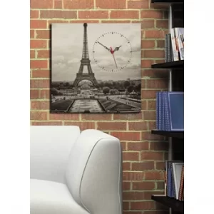 4545CS-38 Multicolor Decorative Canvas Wall Clock