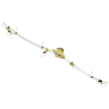 image of Linea Verdace Lighting - Linea Verdace Rail-Set 4 Light Spotlight Bar Aluminum Gx5.3 Bulb