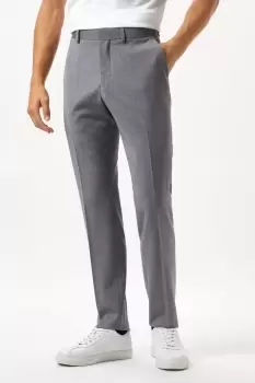 image of Mens Slim Fit Grey Performance Suit Trousers