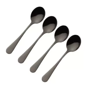 image of 4 Piece Tea Spoon Set in Stainless Steel