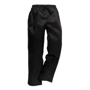 Image of Portwest C070 Drawstring Chef Trousers Black 2XL 33"