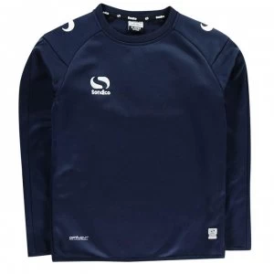 image of Sondico Strike Crew Sweater Junior Boys - Navy/White