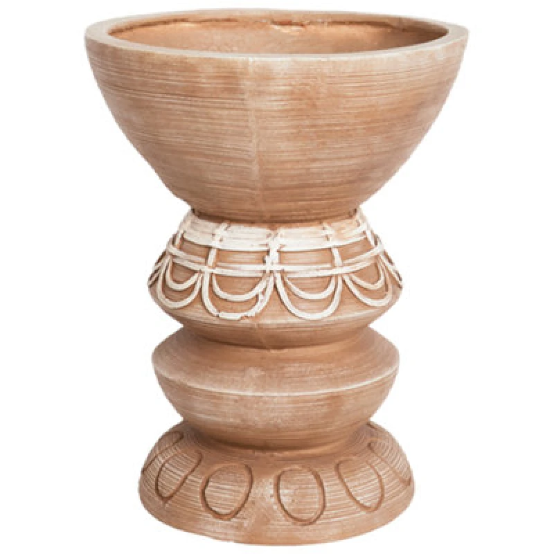 Image of Beliani Plant Pot Disporum 29cm Light Brown
