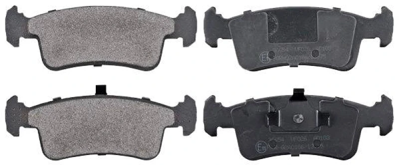 Image of A.B.S. 36654 Brake pad set without integrated wear sensor Brake Pad Set,disc brake (402)