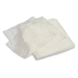 image of 2Work White Pedal Bin Liners 10 Litres Pack of 1000 KF73378