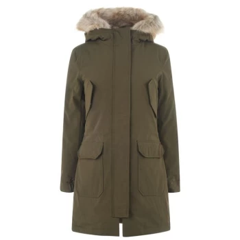 Image of Calvin Klein Jeans Down Parka Jacket - Grape Leaf