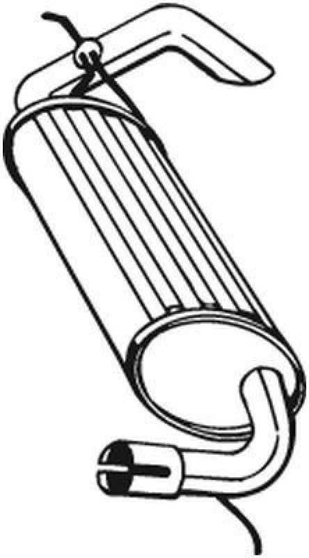 Image of Rear silencer BOSAL 211-395