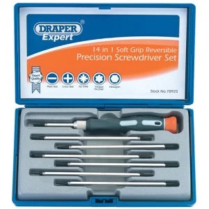 image of Draper 8 Piece Reversible Precision Screwdriver Set