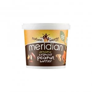 image of Meridian Organic Crunchy Peanut Butter - No Added Sugar and Salt - 1000g