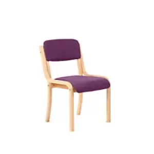 Image of Dynamic Visitor Chair Madrid Seat Without Arms Fabric Tansy Purple