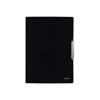 image of WOW 3 Flap Folder Polypropylene Style Satin Black - Outer Carton of 10