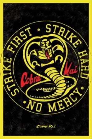 Image of Cobra Kai Emblem Poster multicolour