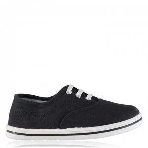 Image of Slazenger Childrens Canvas Pumps - Navy