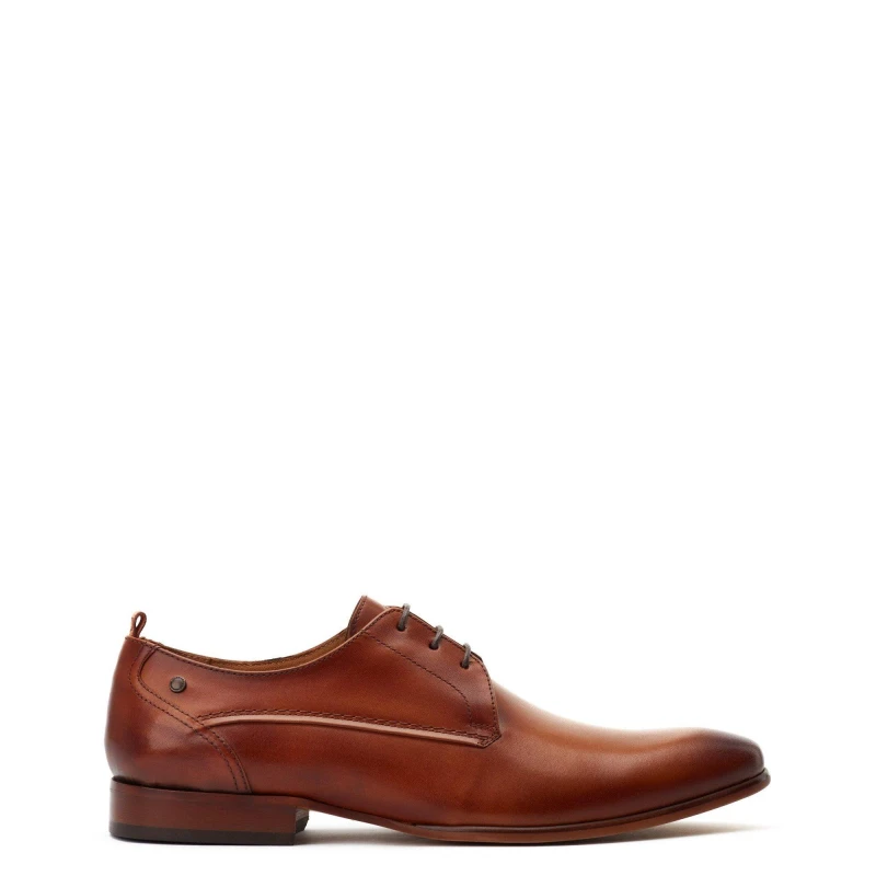Image of Base London Base London Men Gambino Lace Up Derby Shoe in Tan Size: 7 Tan 7 Male 5038538339977