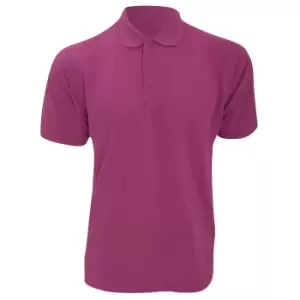 Image of Kustom Kit Mens Klassic Superwash Short Sleeve Polo Shirt (3XL) (Magenta)