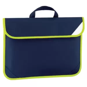 Image of Quadra Enhanced-Vis Book Bag - 4 Litres (Pack of 2) (One Size) (French Navy)