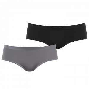 image of Dorina Jane 2 Pack Bond Briefs - Black / Silver