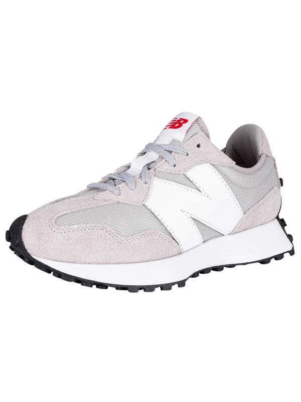 Image of New Balance 327 trainers in light grey Light Grey UK 4 (EU 37)