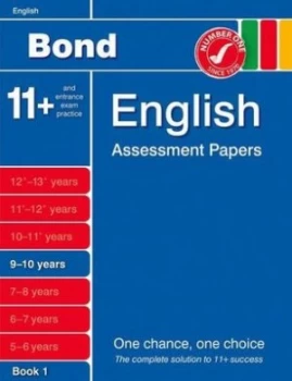 Image of Bond English Assessment Papers 9-10 Years Book 1 by J M Bond Paperback