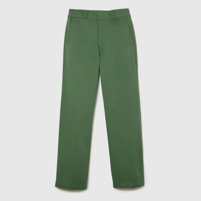 Image of Lacoste Stretch Gabardine Pants Green female 8
