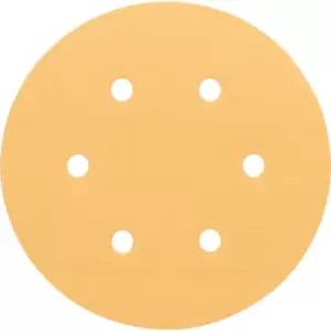Image of Bosch Red Wood Top Sanding Disc 150mm 150mm 180g Pack of 5