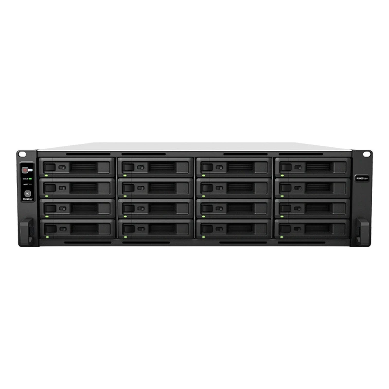 Image of Synology Synology RackStation RS4021xs+ NAS Rack (3U) Intel Xeon D D-1541 16GB DDR4 192 TB HDD DiskStation Manager Black RS4021XS+/192TB-HAT5300