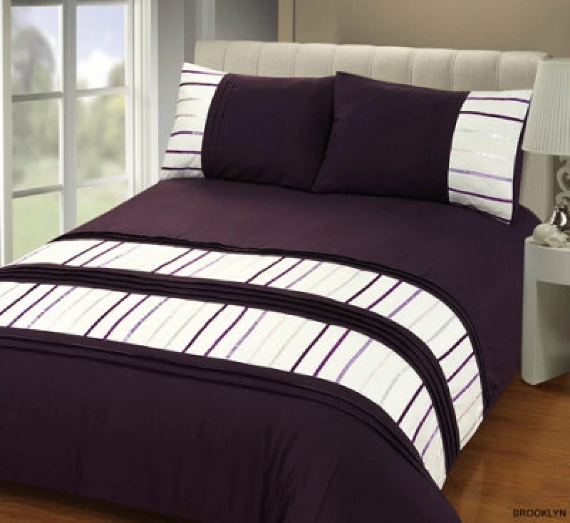 Image of Rapport Home Brooklyn Polyester Duvet Set With Pillowcase