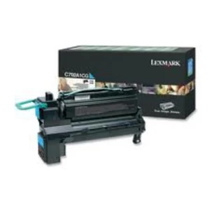 image of Lexmark C792A1CG Cyan Laser Toner Ink Cartridge