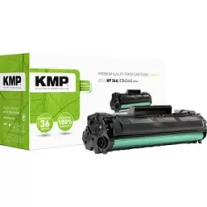 image of KMP H-T112 Toner cartridge replaced HP 36A, CB436A Black 2000 Sides Compatible Toner cartridge