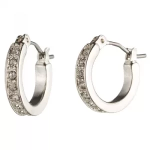Image of Sml Pave Hoop Pierced Ears Earrings