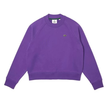 image of Lacoste Luxury Crew Neck Sweatshirt - Purple S5Z