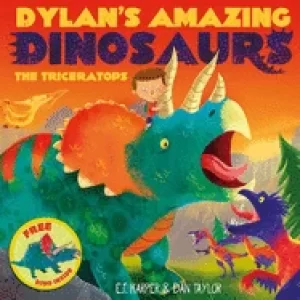 Image of dylans amazing dinosaurs the triceratops