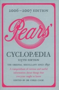 Image of Pears Cyclopedia 2006-2007 by Chris Cook Hardback