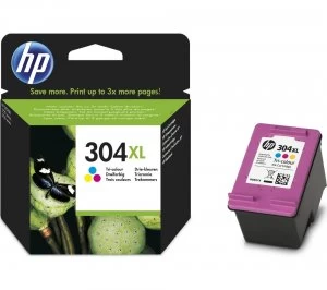 Image of HP 304XL Tri Colour Ink Cartridge