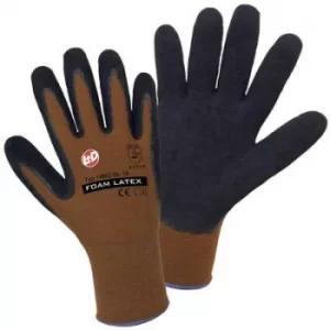 Image of L+D worky Nylon Latex FOAM 14902-BN Nylon Protective glove Size 10, XL EN 388:2016 CAT II 1 Pair
