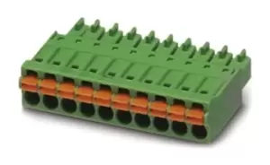 image of Phoenix Contact Fmc 1,5/12-St-3,81 Terminal Block, Pluggable, 12Ways, 16Awg