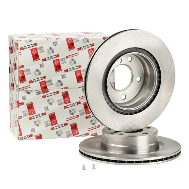 Image of FERODO DDF1549 Brake disc Vented, Oiled, with bolts/screws Brake Disc (82)