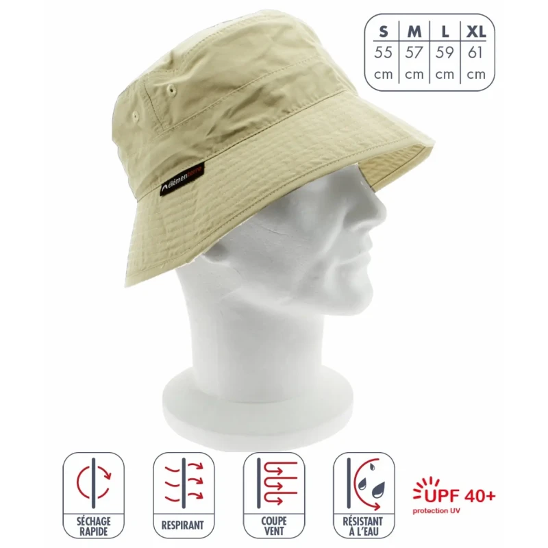 Image of Bob anti-uv Elementerre Eagle Beige Unisex L (59 cm)