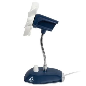 image of Arctic Breeze Desktop USB 92mm Fan - Deep Blue