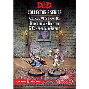 image of Dungeons & Dragons Collector's Series Curse of Strahd Miniature Ezmerelda D'Avenir & Rudolph Van Richten