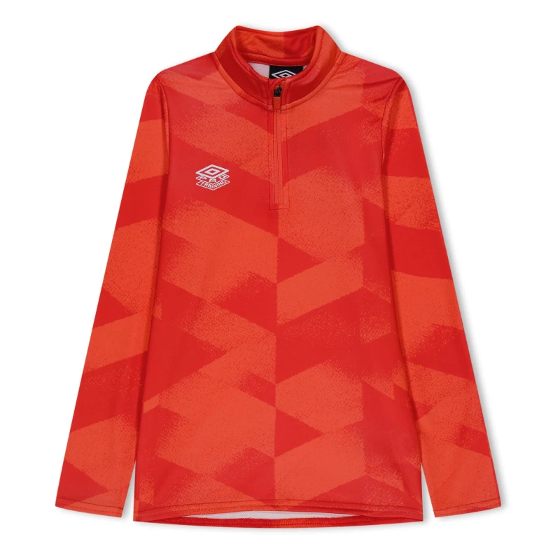 Image of Umbro Unisex Kids Performance Tracksuit Top HCoral/Hibiscus unisex YM