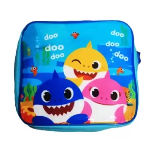 image of Baby Shark Childrens/Kids Lunch Box Set (3 Pieces) (One Size) (Blue)