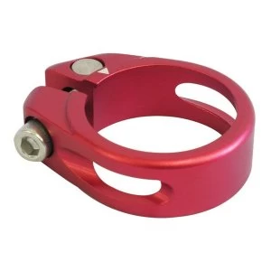 Image of ETC One23 Alloy Seat Clamp 31.8mm Red