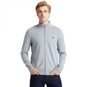 Image of Timberland Williams River Full-zip Sweater For Men In Grey, Size S