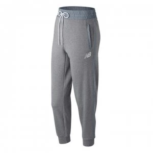 image of New Balance Fleece Jogging Pants Ladies - Grey