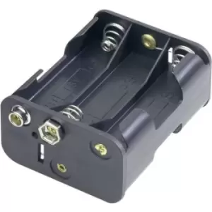 image of Goobay 11467 Battery tray 6x AA Stud and socket (L x W x H) 58 x 28 x 47 mm